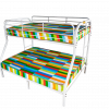 CAPILS TWIN FULL METAL BUNK BED (4502)